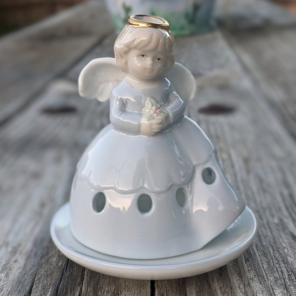 Angel Votive Candle Holder by Russ Berrie and Co. - Picture 1 of 9